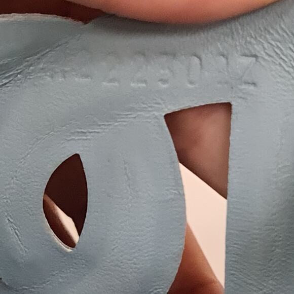 Hermes Extra Sandals Blue Flip Flops Sz.37 - Picture 5 of 5